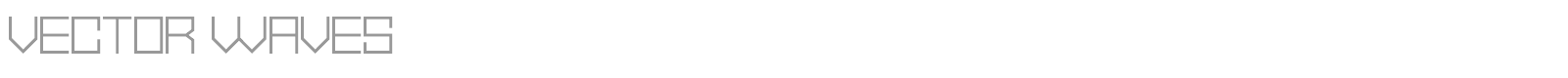 Vector Waves font preview